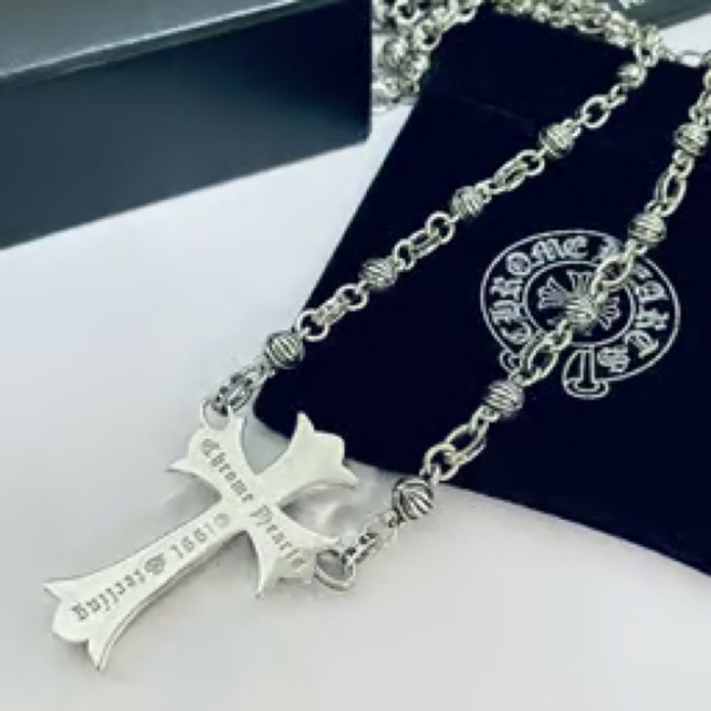 Chrome Hearts Gothic Cross Chain Necklace - Picture 4 of 4
